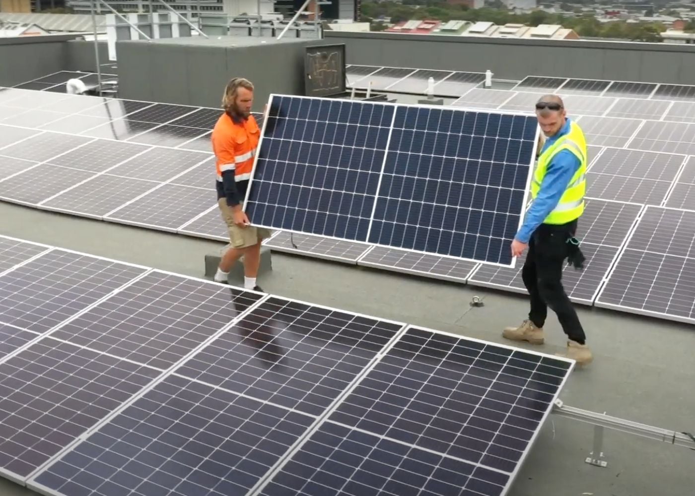 solar panels in apartment, the solshare
