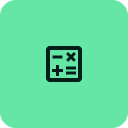 Icon representing a solar calculator for SAP 10 calculations to help M&E consultants and developers improve EPC ratings for apartments.