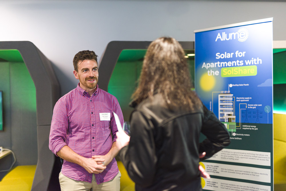 Allume Energy attends the RealtechX ESG Impact Showcase