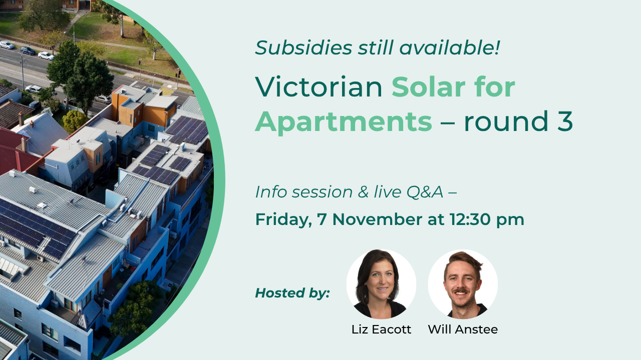 Victorian Solar for Apartments: Grant application guide