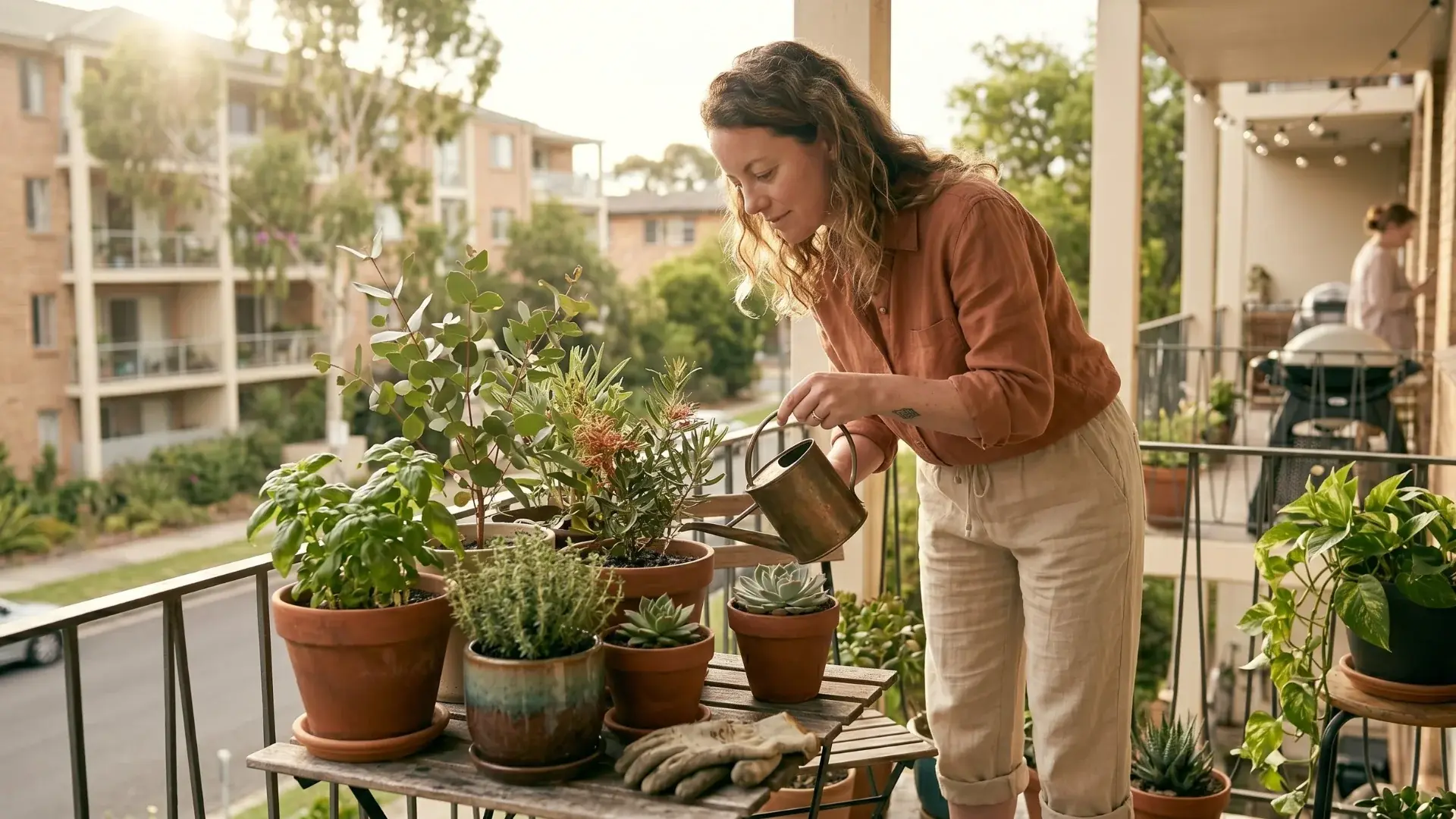woman-watering-plants
